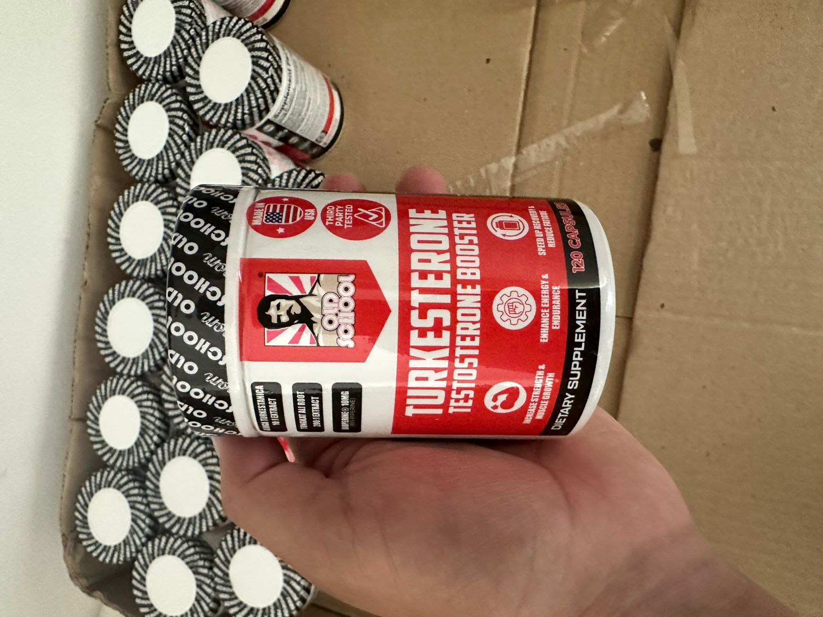 Miniatura 2 de Turkesterona 120 caps old school labs